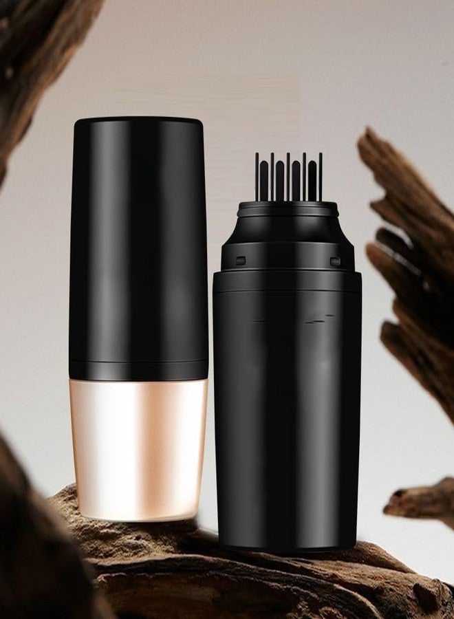 Dkriva قلم صبغة الشعر DKRIVA، آمن ومريح، مشط صبغة شعر مقاوم للماء والعرق، مشط تلوين شعر محمول، صبغة فورية 2 في 1 لجميع أنواع الشعر للنساء والرجال، أسود (20 غرام) (قلم صبغة أسود) - Image 4