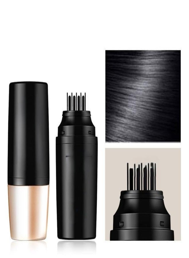 Dkriva قلم صبغة الشعر DKRIVA، آمن ومريح، مشط صبغة شعر مقاوم للماء والعرق، مشط تلوين شعر محمول، صبغة فورية 2 في 1 لجميع أنواع الشعر للنساء والرجال، أسود (20 غرام) (قلم صبغة أسود) - Image 3