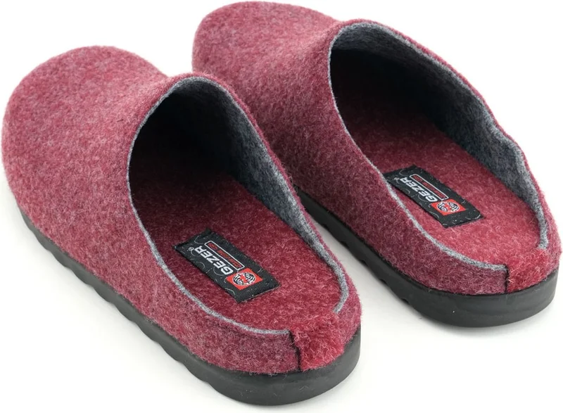 جيزر Women's Winter Felt Comfortable Sole Home Garden Slippers