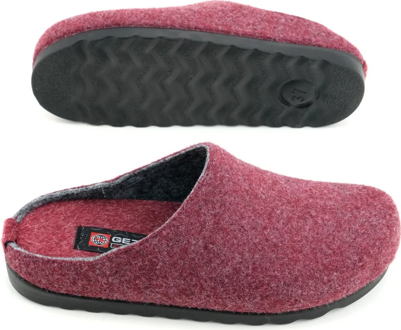 جيزر Women's Winter Felt Comfortable Sole Home Garden Slippers