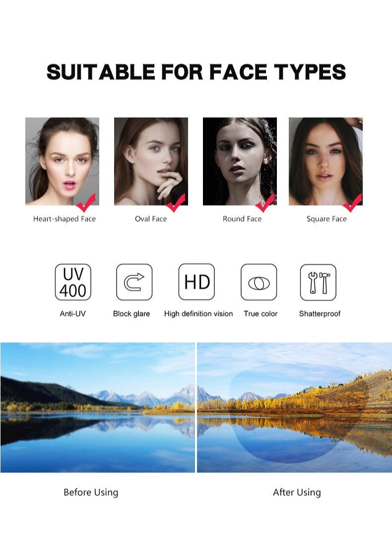 Stylish Cheetah Metal Head Sunglasses - Lightweight Design, and 100% UV Protection - Image 4