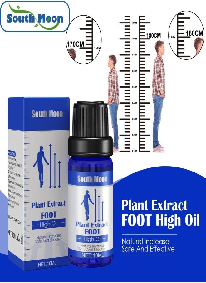 Height growth care oil, plant heightening essential oil, plantar acupoint stimulation, healthy massage essential oil 10ml