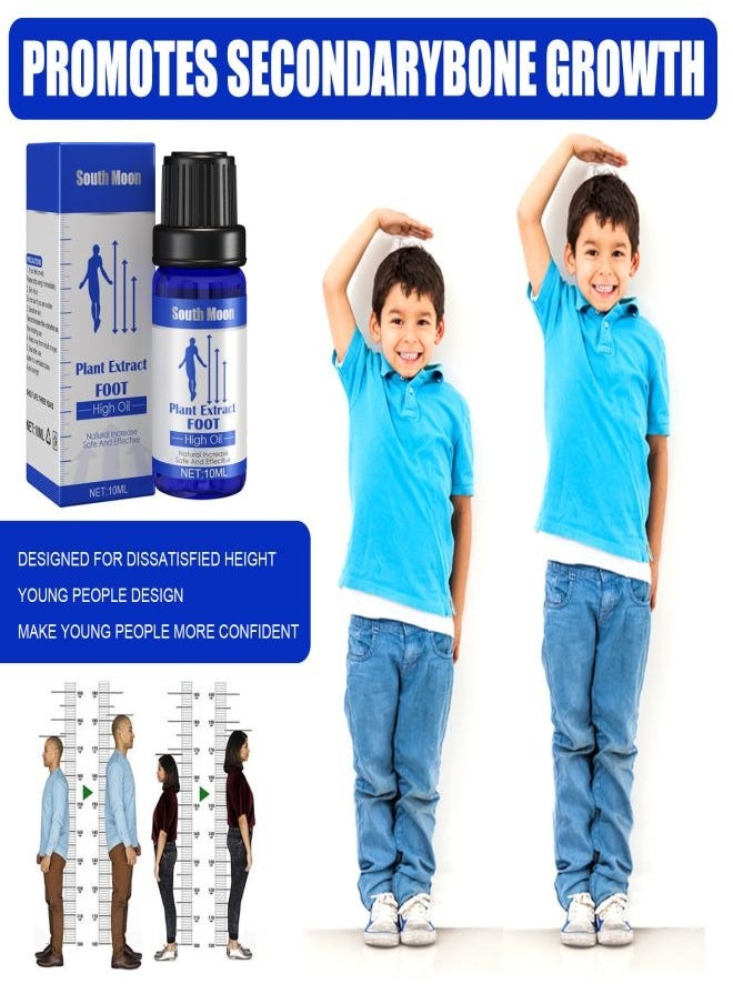 Height growth care oil, plant heightening essential oil, plantar acupoint stimulation, healthy massage essential oil 10ml
