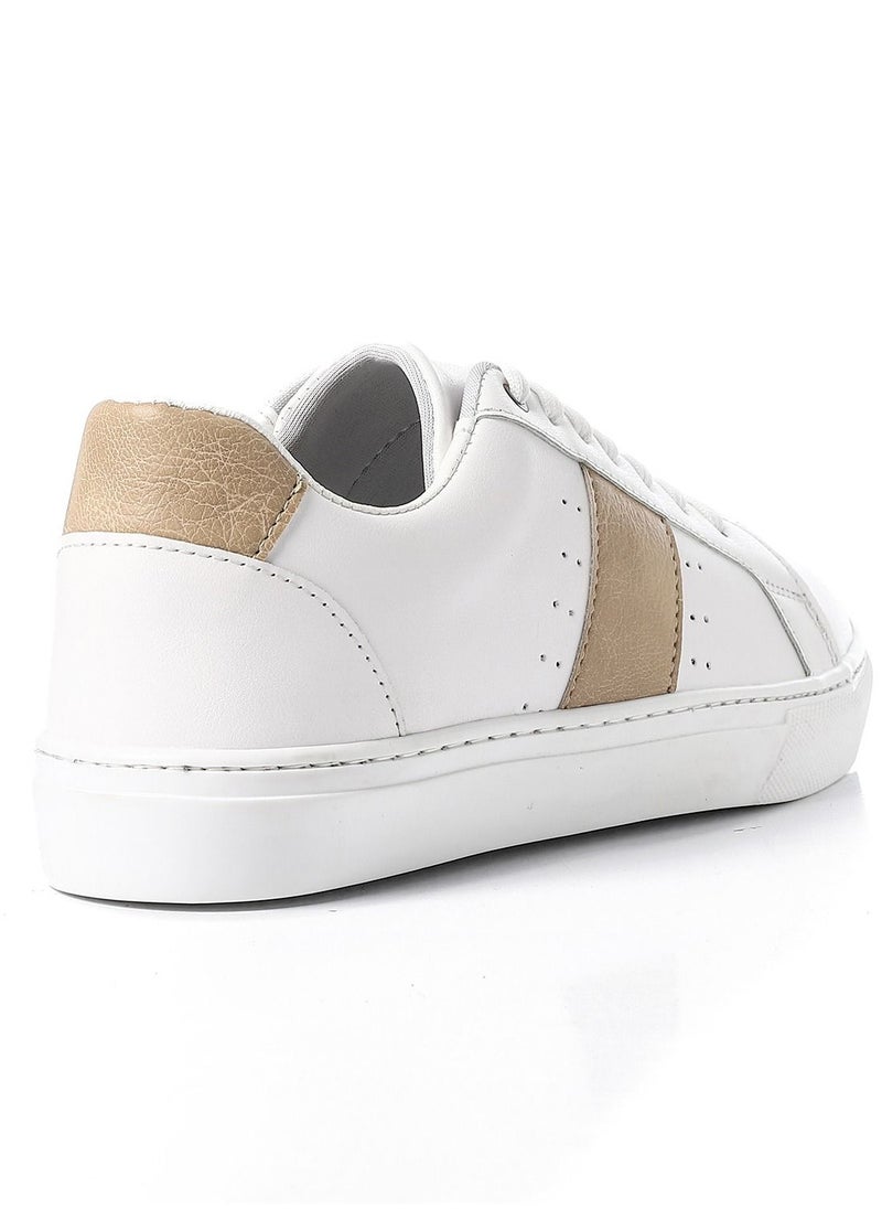 Soul - Casual Lace Up Sneakers - White - Image 1