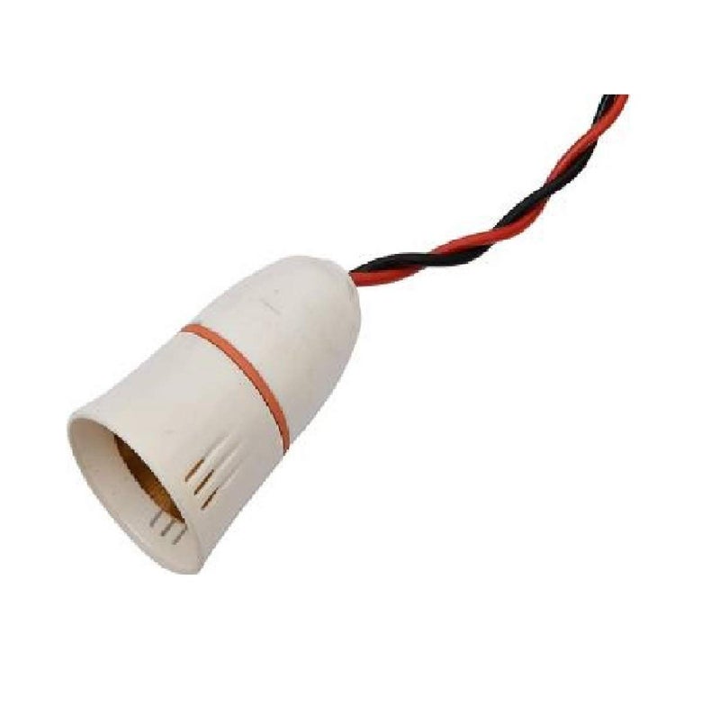 Fozti Fozti Bulb Holder with Flexible Wire and 2 Pin Plug Plastic Light Socket with 3metres long wire Pack of 1  - Image 2