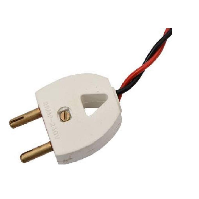 Fozti Fozti Bulb Holder with Flexible Wire and 2 Pin Plug Plastic Light Socket with 3metres long wire Pack of 1  - Image 4