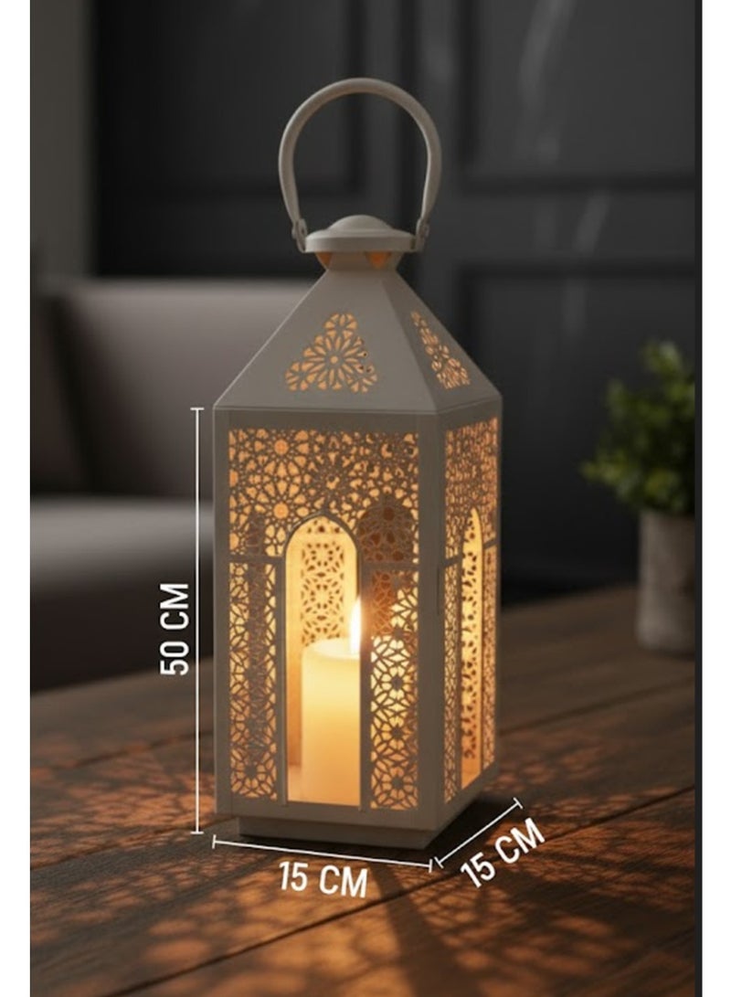 White Ramadan Lanterns - Image 1