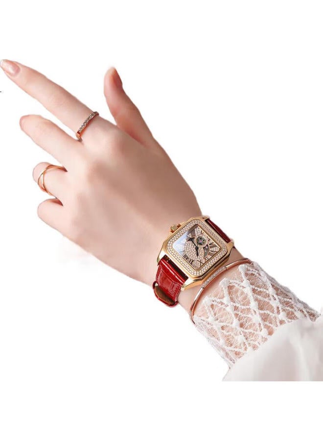 Rosdn Eno Series Full Starry Sky Watch Women Swiss Style Set Diamond Top Ten Mechanical Women'S Watch Brand Student Women'S Watch - Image 1