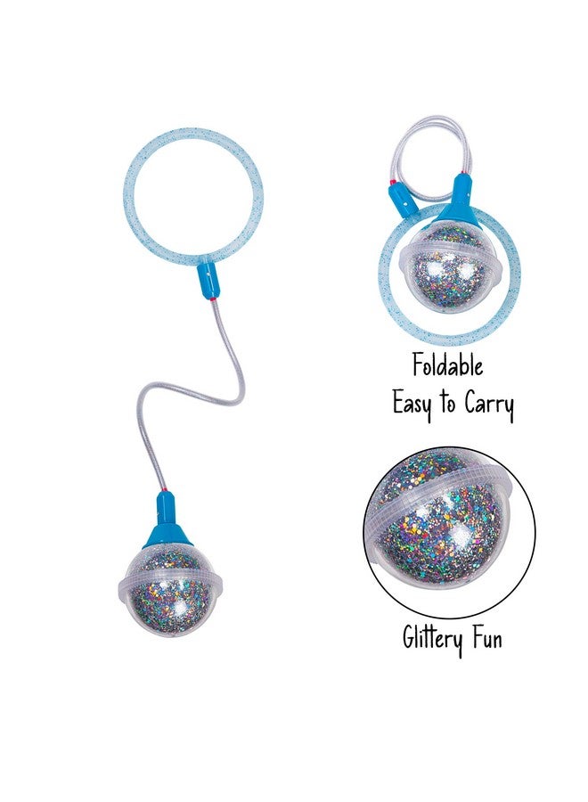 KESS Ice Hopper, Ankle Jumping Ball, Toy Hopper Ball, Glitter Skip Ball, Improve Coordination & Exercise in a Fun Way, Great Gift for Birthdays & Party Favors, Color May Vary - Image 2