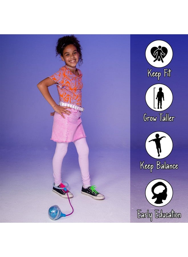 KESS Ice Hopper, Ankle Jumping Ball, Toy Hopper Ball, Glitter Skip Ball, Improve Coordination & Exercise in a Fun Way, Great Gift for Birthdays & Party Favors, Color May Vary - Image 3