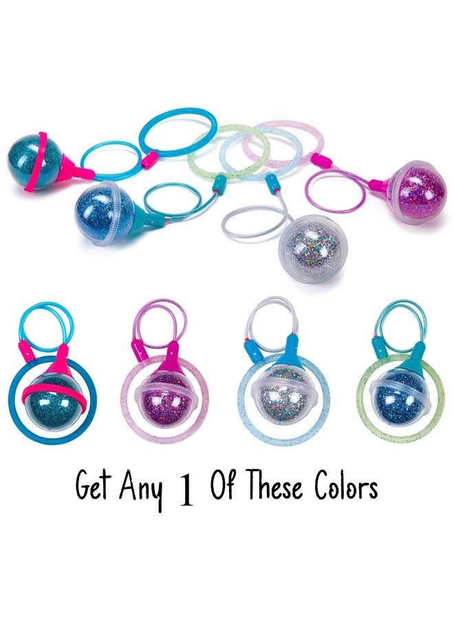 KESS Ice Hopper, Ankle Jumping Ball, Toy Hopper Ball, Glitter Skip Ball, Improve Coordination & Exercise in a Fun Way, Great Gift for Birthdays & Party Favors, Color May Vary - Image 4