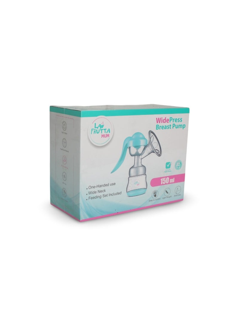 La Frutta Mum WidePress Breast Pump – 150 ml + 2 Milk Bags Gift - Image 1