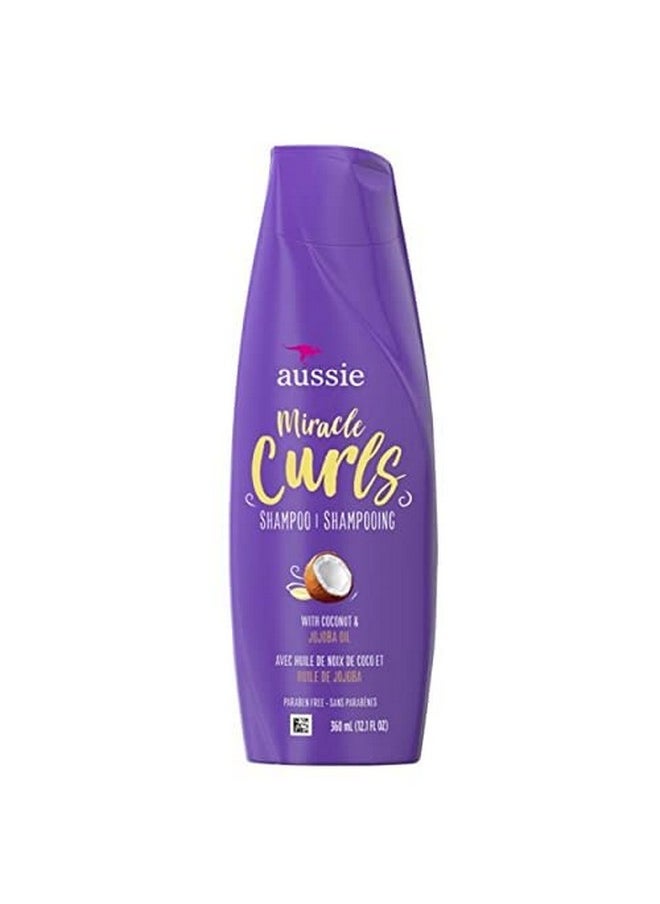 Aussie - Aussie Miracle Curls Shampoo and Conditioner Set with coconut & australian jojoba oil-12.1 fl oz each - Image 1