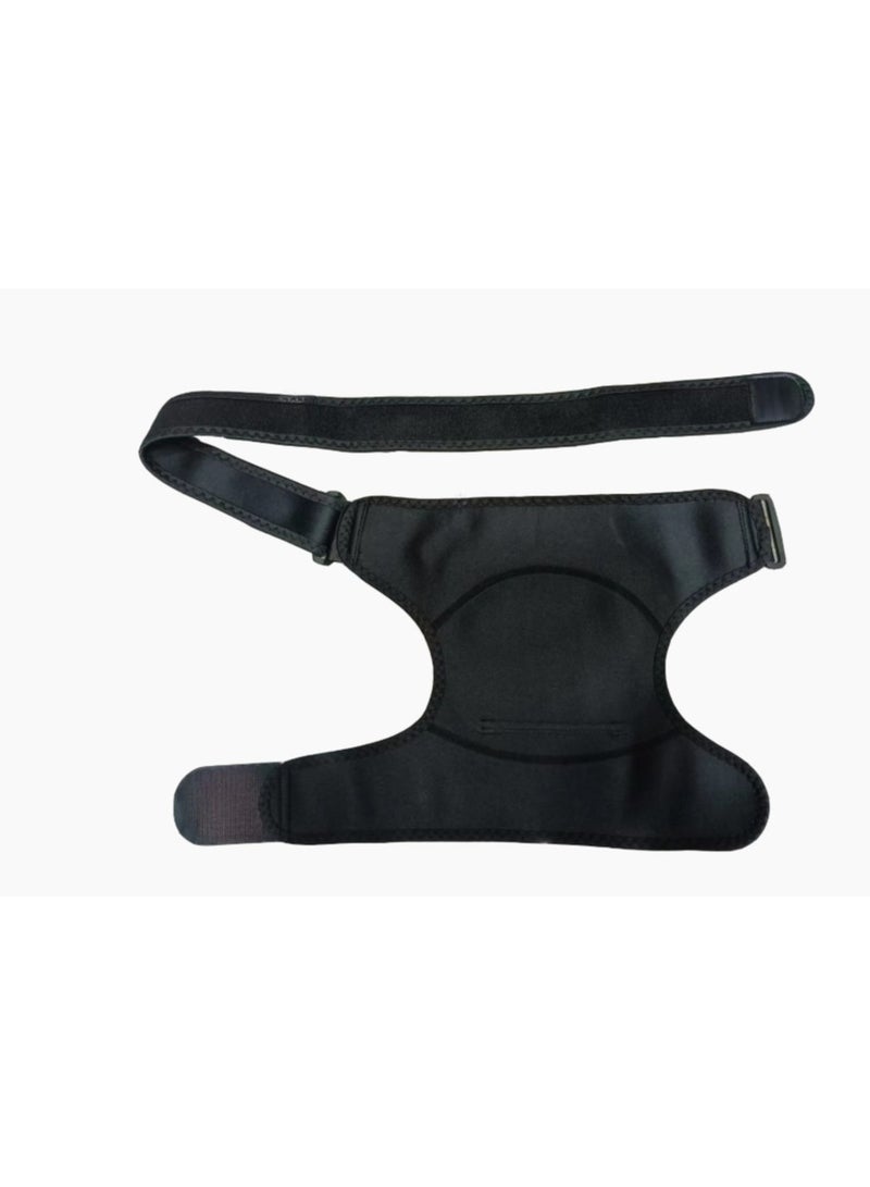 Generic Shoulder Brace, Support and Compression Sleeve for Torn Rotator Cuff, Dislocated Shoulder, Pain Relief, Adjustable Fits Brace Immobilizer Strap  - Image 4