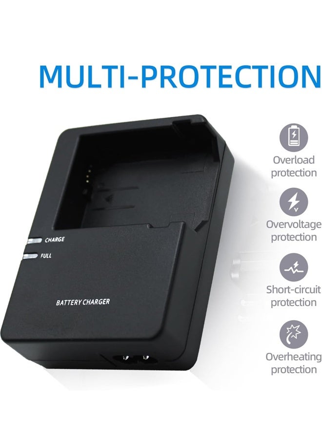 LP-E8 Battery Quick Charger Compatible with LC-E8 LP-E8 Battery for Canon EOS Rebel T2i T3i T4i T5i (Not for Rebel T2, T3, T4, T5) 550D 600D 650D 700D Kiss X4 X5 X6 X6i X7i SLR Cameras - Image 3
