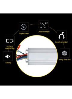 klarako 36V/48V 1000W Brushless Motor Sine Wave Controller for Electric Bicycle Scooter Aluminium Alloy  - Image 4