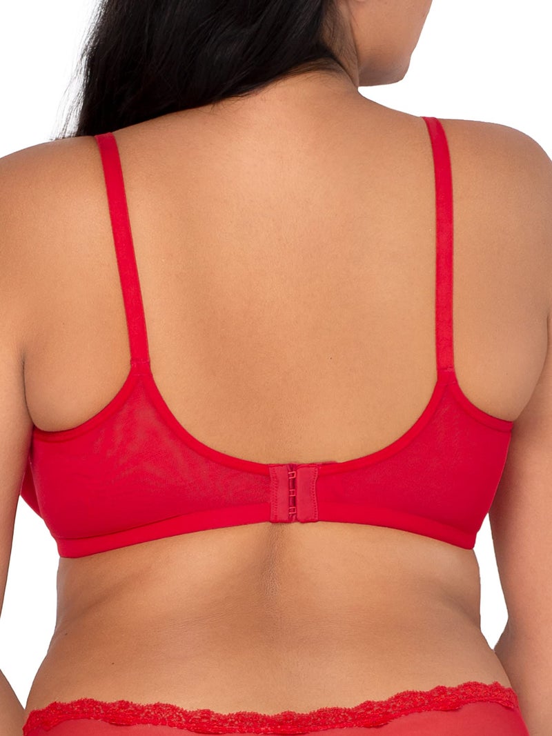 Smart & Sexy Sheer Mesh Demi Underwire Bra - Image 5