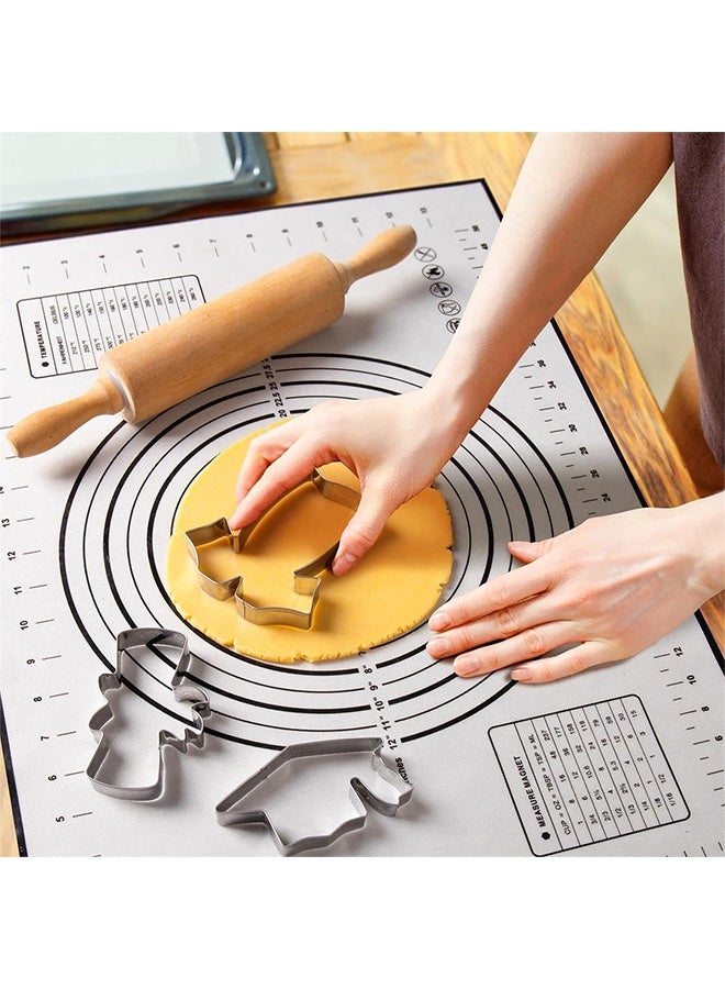 3PCS Graduation Cookie Cutters Set, Stainless Steel Graduation Cap Diploma Gown Biscuit Cutters for Graduation Party Supplies - Image 3