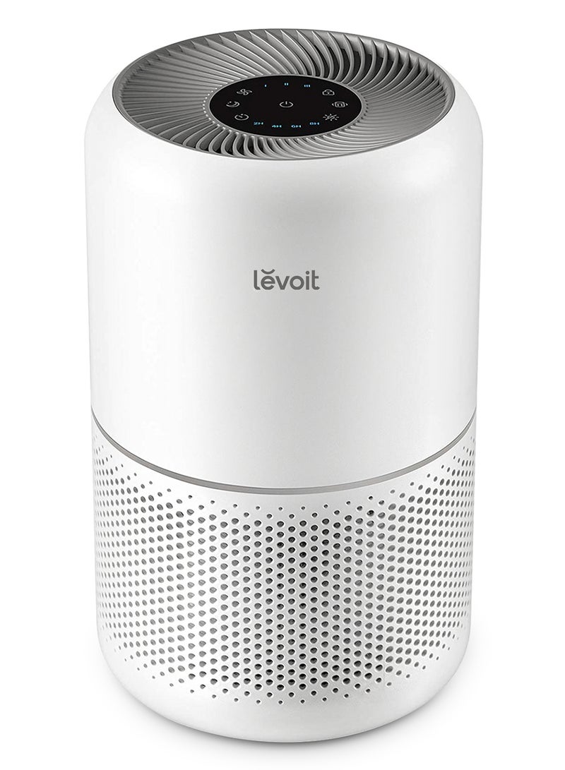 Levoit Air Purifiers for Home Dust Smoke Pet Hair, Up to 40m², H13 True HEPA Air Filter with Timer, Sleep Mode, Ozone Free, 24dB Quiet Air Cleaner for Bedroom, Office, Core 300, White NT0F3601DW white - Image 1