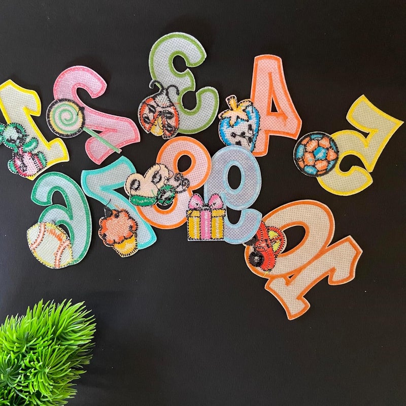 Embroidered Colorful Counting Number 1 to 10 Appliques Patches sew onIron on Patches for Kids BagsClothesCapsShoestShirtJeansDressCrafts DIY Projects etcPack of 10 pcs  - Image 3