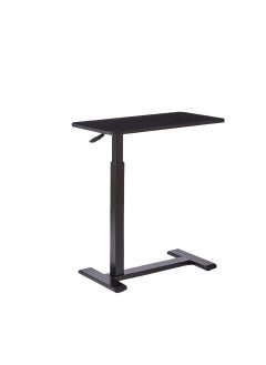 Overbed Table with Swivel Hidden Wheels Adjustable Height, Pneumatic Mobile Standing Desk Laptop Bedside Table Multi-Purpose for Home and Hospital Use - pzsku/ZDA45EC9C61D02D1E6AB0Z/45/_/1730083257/d0d5462f-3bcb-4f58-8615-2e9b8bf96abe