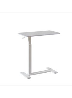 Overbed Table with Swivel Hidden Wheels Adjustable Height, Pneumatic Mobile Standing Desk Laptop Bedside Table Multi-Purpose for Home and Hospital Use - pzsku/ZDA45EC9C61D02D1E6AB0Z/45/_/1730083258/efefe90e-5fe7-48c1-a39c-dd4cf07fdb01