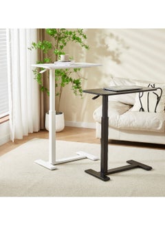 Overbed Table with Swivel Hidden Wheels Adjustable Height, Pneumatic Mobile Standing Desk Laptop Bedside Table Multi-Purpose for Home and Hospital Use - pzsku/ZDA45EC9C61D02D1E6AB0Z/45/_/1730083267/c749a86f-2249-44df-af45-ded11294e520