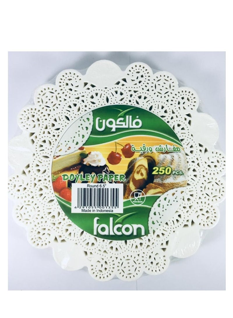 Falconpack Falcon Doyley Paper Round 6.5 (250-PCS) - Image 1