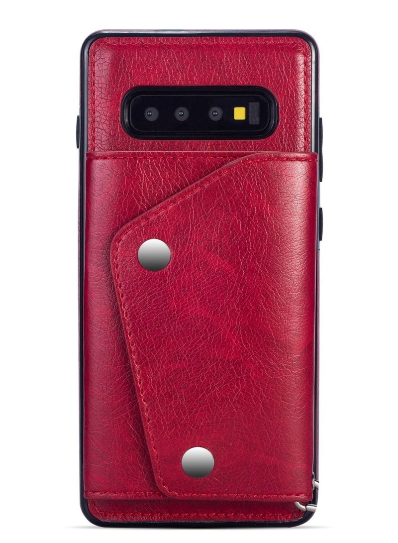 Suteni Back Cover Leather Protective Case for Samsung Mobile Phone - Image 1