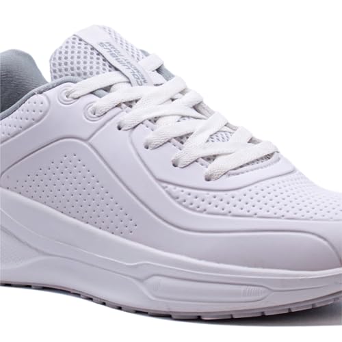 Columbus Sonatina Running Shoes|Walking Shoes| Training & Gym Shoe | Outdoors Shoe for Men White & L.Gray (08) - Image 4