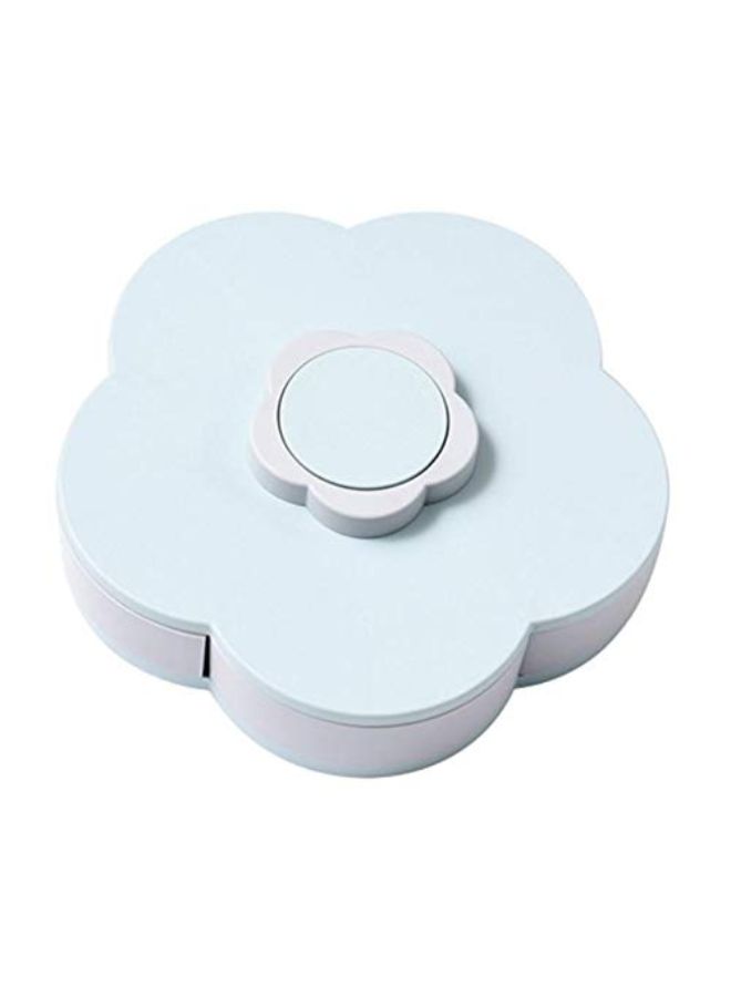 Flower Petal Candy Storage Box Blue/White - Image 5