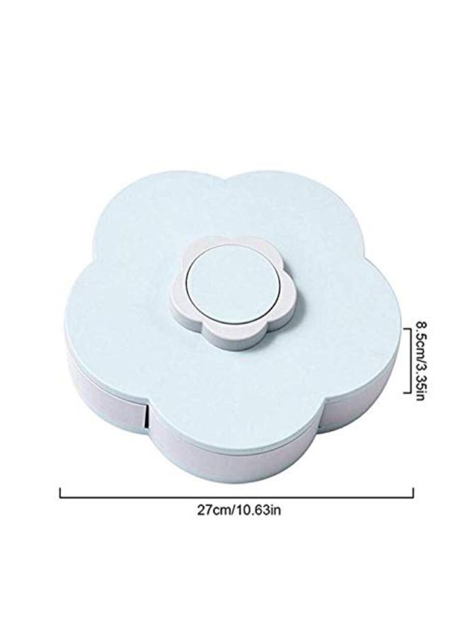 Flower Petal Candy Storage Box Blue/White - Image 4