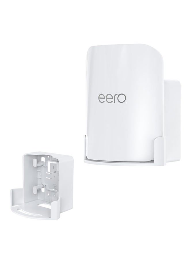 XLTTYWL erro Pro 7 Wall Mount Kit, erro 7 Pro Outlet Mount Bracket Optimize Space&Cable Management Accessories erro Pro 7 Compatible with erros Pro 7 Tri-Band Mesh Wi-Fi 7 Router (White, 1 Pack) - Image 1
