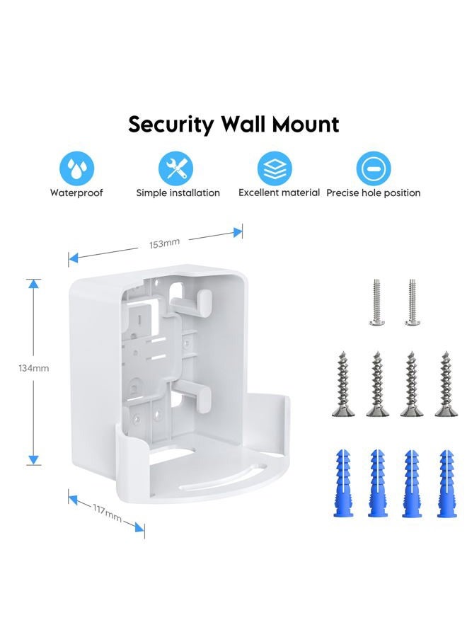 XLTTYWL erro Pro 7 Wall Mount Kit, erro 7 Pro Outlet Mount Bracket Optimize Space&Cable Management Accessories erro Pro 7 Compatible with erros Pro 7 Tri-Band Mesh Wi-Fi 7 Router (White, 1 Pack) - Image 2