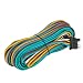 LIMICAR 35FT Trailer Wiring Harness Kit 4Way Trailer Wire Wishbone Style Trailer Wiring Harness with 4Flat Connector 42 Ground Trailer Wire Kit - Image 2