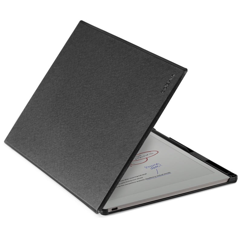 CoBak Case for Remarkable Paper Pro Color Tablet 11.8" 2024 Released- Smart Auto Sleep/Wake Folio Lightweight Protective Cover with Built-in Pen Holder and Nibs Holder (Black) - Image 1