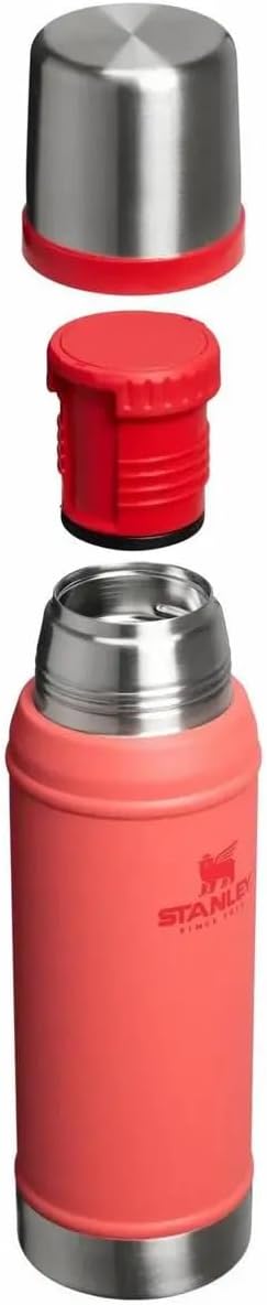 Stanley Classic Legendary Bottle 0.75L in Hot Coral - Image 3