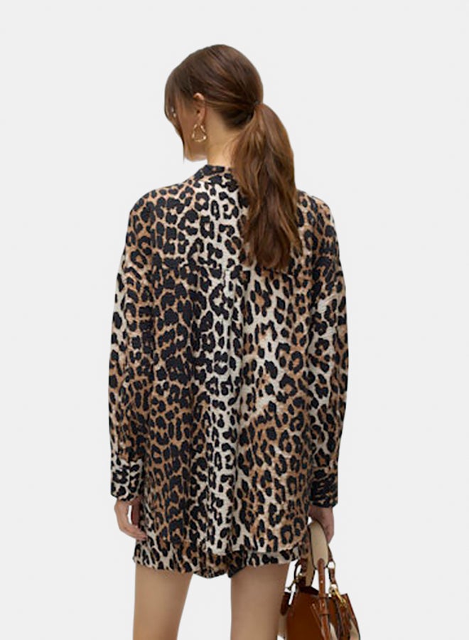 VERO MODA Womens Josie Longsleeve Oversize Shirt - Image 5
