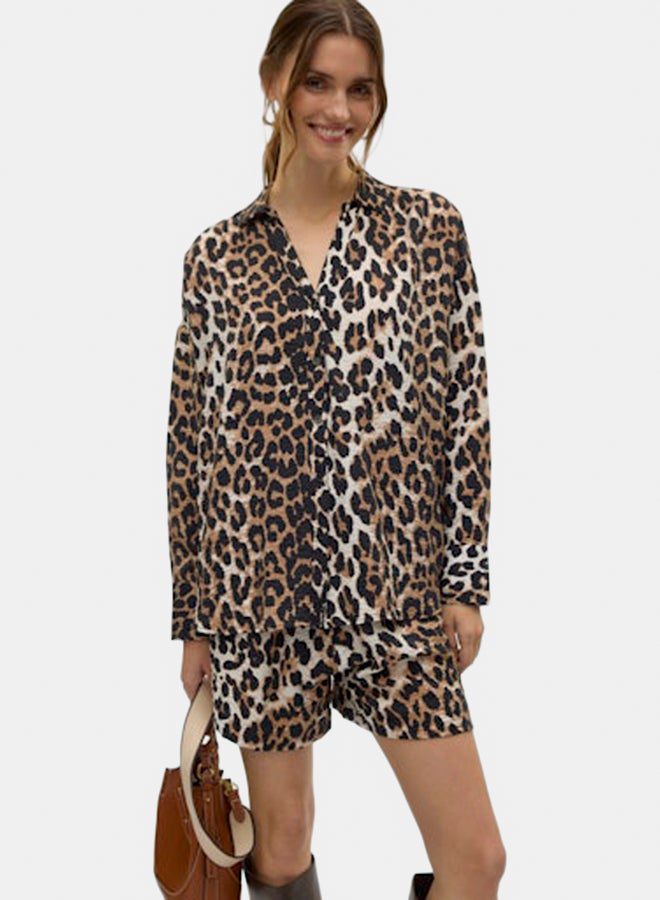VERO MODA Womens Josie Longsleeve Oversize Shirt - Image 4