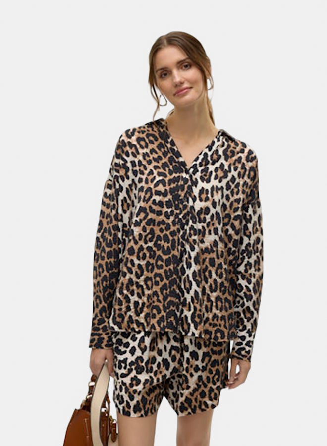 VERO MODA Womens Josie Longsleeve Oversize Shirt - Image 3