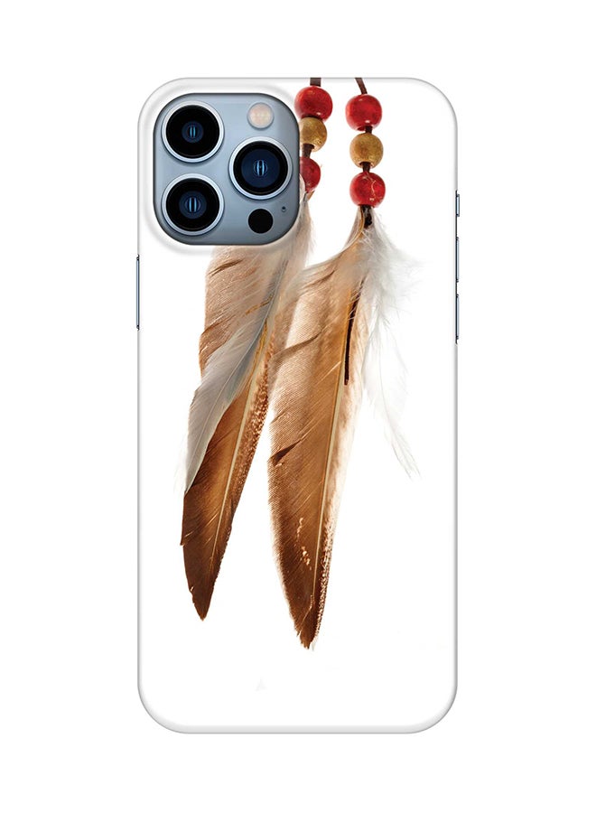 Stylizedd Case for Apple iPhone 14 Pro Max Slim Snap Classic Series Mobile Cover Hard PC Shield Matte Finish Print - Chief Longfeathers