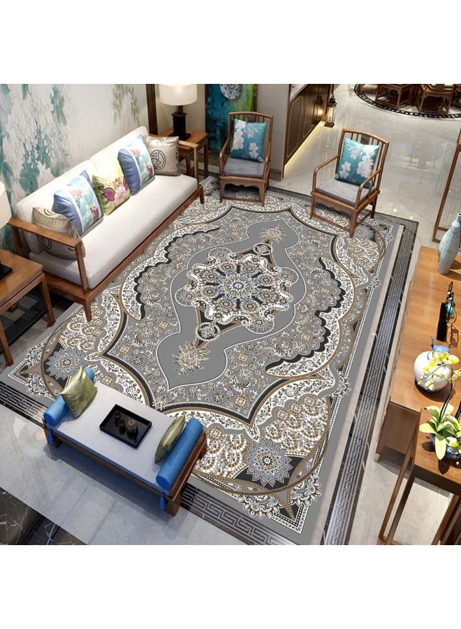 SMART HOME Ceramic carpets, excellent velvet rug, padded and soft to the touch, with beautiful 3D patterns made of high-quality materials, nano seating mattress, size 2X3 meters - Image 1