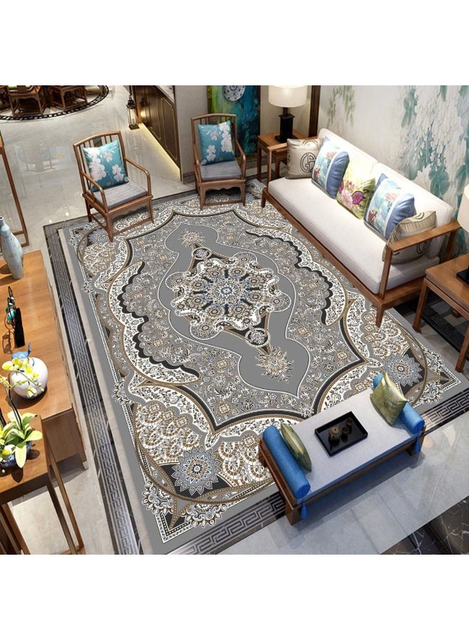 SMART HOME Ceramic carpets, excellent velvet rug, padded and soft to the touch, with beautiful 3D patterns made of high-quality materials, nano seating mattress, size 2X3 meters - Image 2