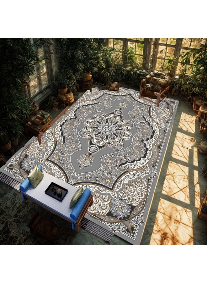 SMART HOME Ceramic carpets, excellent velvet rug, padded and soft to the touch, with beautiful 3D patterns made of high-quality materials, nano seating mattress, size 2X3 meters - Image 5