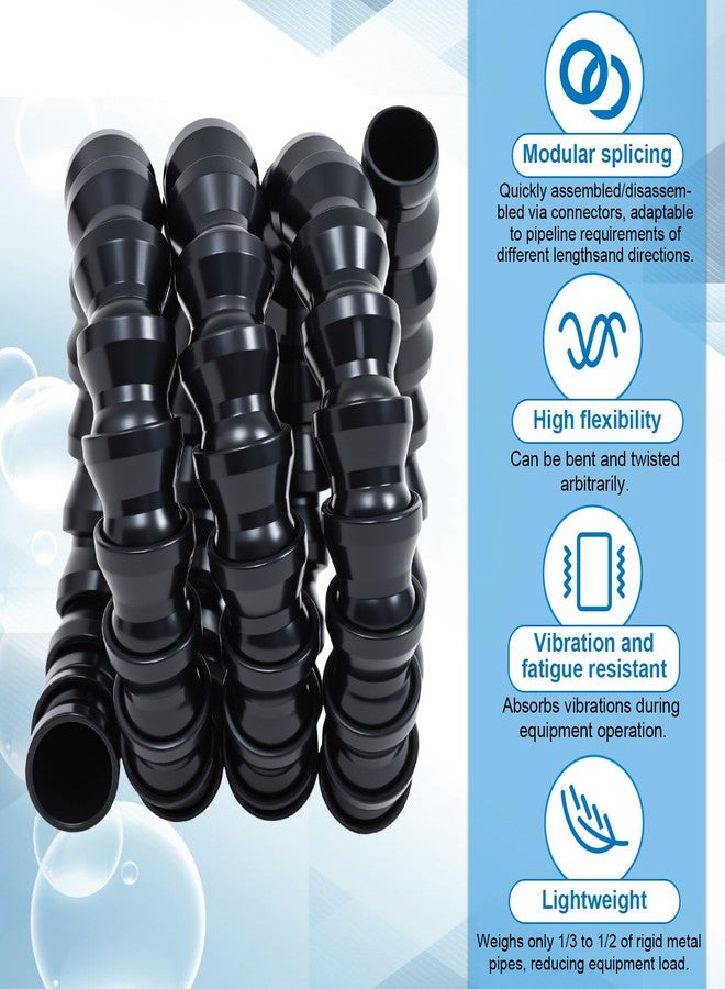 Joyfolk 3/4" Aquarium Tubing Modular 5-Foot Coil Hose for Aquarium Fish Tank Conveying Coolant, Air Flow or Liquid - Image 3