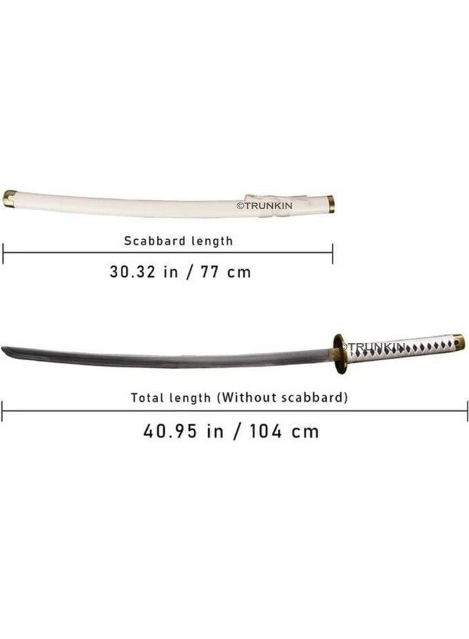 Trunkin Trunkin Adult Katana For Cosplay Life Size Replica Wooden Toy Anime Accessory Toy Collectible | Wooden Sword (Wado Ichimonji)  - Image 4