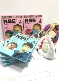 Kids Cartoon Character Face Mask Reusable-With Filter-Pack of 6 Different Design