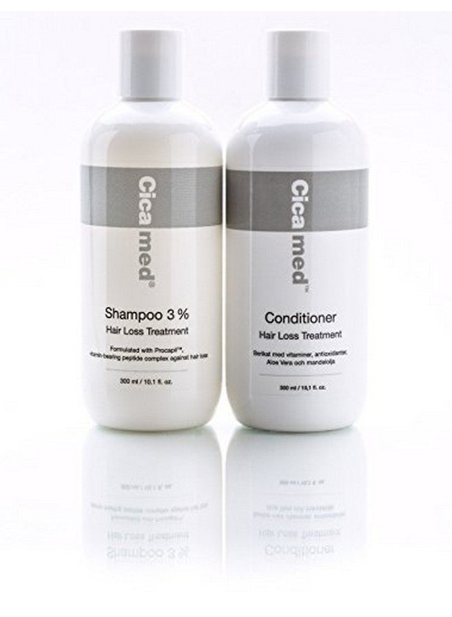 Cicamed Hair Loss Treatment Shampoo 3% - Silicone & Sulfate Free Shampoo with Procapil for Thicker, Stronger Hair - Supports Scalp Health and Hair Growth - 10.1 fl oz (300ml) - Image 3