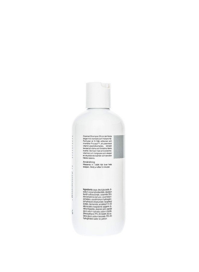 Cicamed Hair Loss Treatment Shampoo 3% - Silicone & Sulfate Free Shampoo with Procapil for Thicker, Stronger Hair - Supports Scalp Health and Hair Growth - 10.1 fl oz (300ml) - Image 4