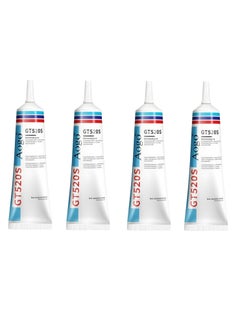 Excefore Fabric Glue, 4 Pieces 60ml Suitable for All Fabrics Cotton Linen Denim Leather Polyester Doll Repair Fabric Glue Permanent Clear Washable Fabric Liquid Stitch Mending Sewing Fix Flexible Adhesive Glue  - Image 1